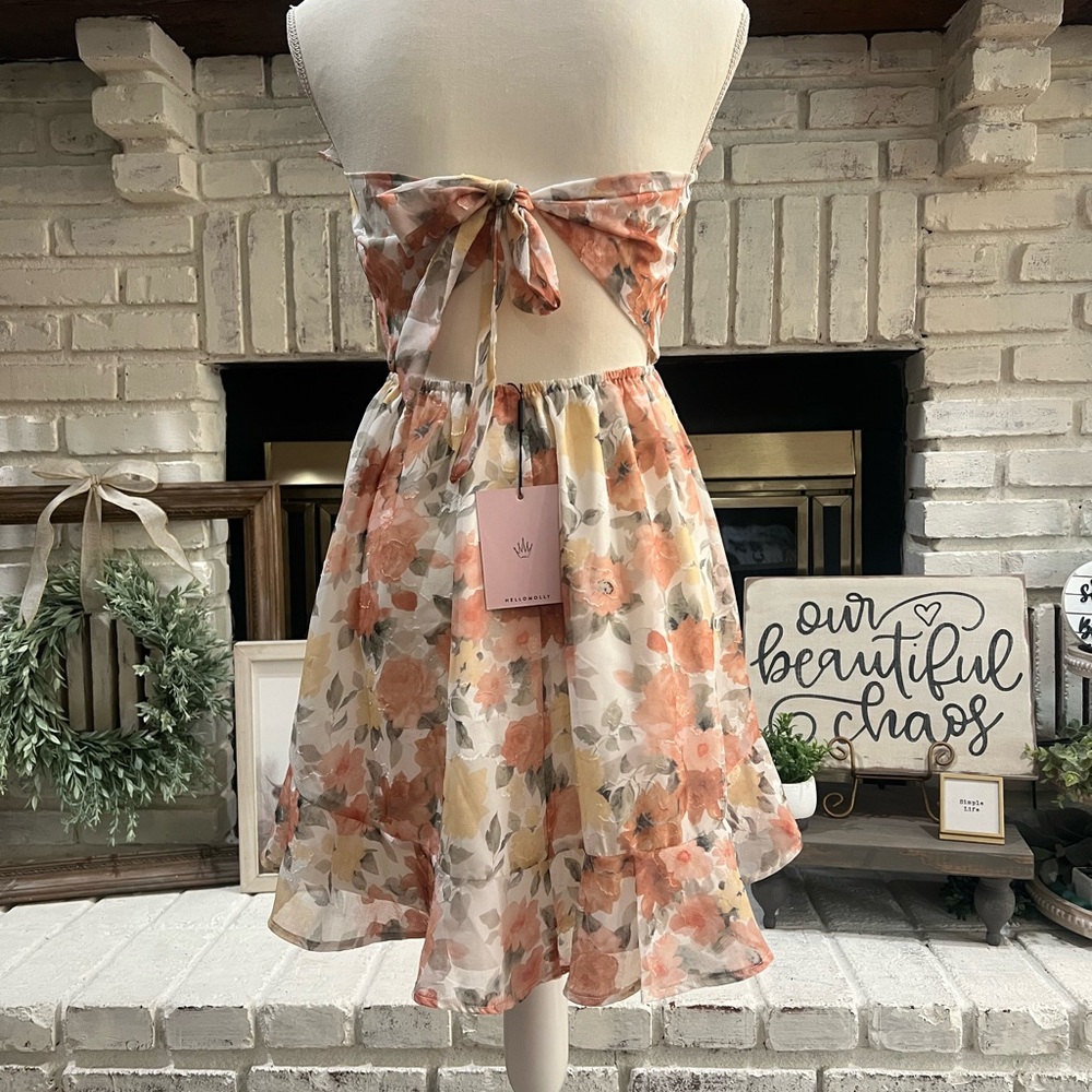 Hello Molly Floral Mini Dress - Picture 5 of 8